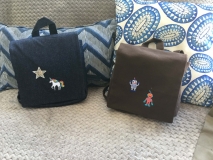 Les sacs à dos de maternelle de Jocelyne
