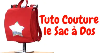 Tutoriel en vidéo, et patron PDF offert pour fabriquer un sac à dos pour l'école maternelle !