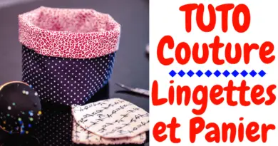 Pratique dans la salle de bain, écologique et économique ! Voici le tuto des lingettes et de leur panier !