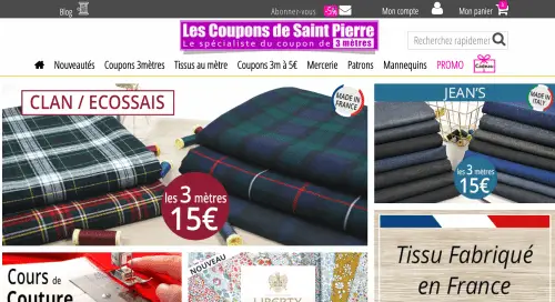 Les Coupons de St Pierre : les spécialistes du coupons de 3 mètres