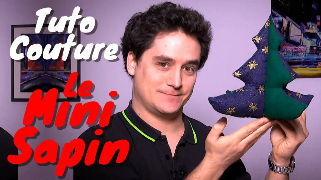 Tuto couture pour Noël : le mini sapin décoratif