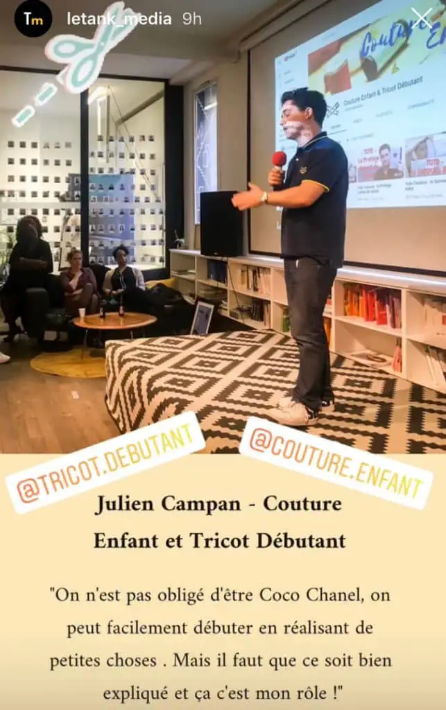 Pitch de présentation du blog Couture Enfant