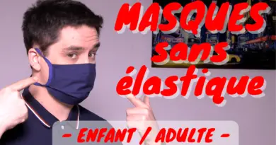 Comment coudre un masque enfant/adulte sans élastique ?