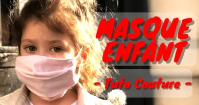 Masque AFNOR pour enfant : tuto couture