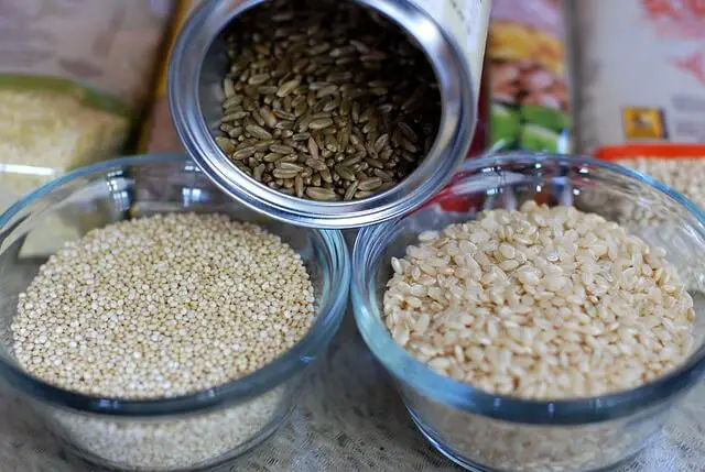 Différentes graines et céréales peuvent être utilisées dans une bouillotte sèche