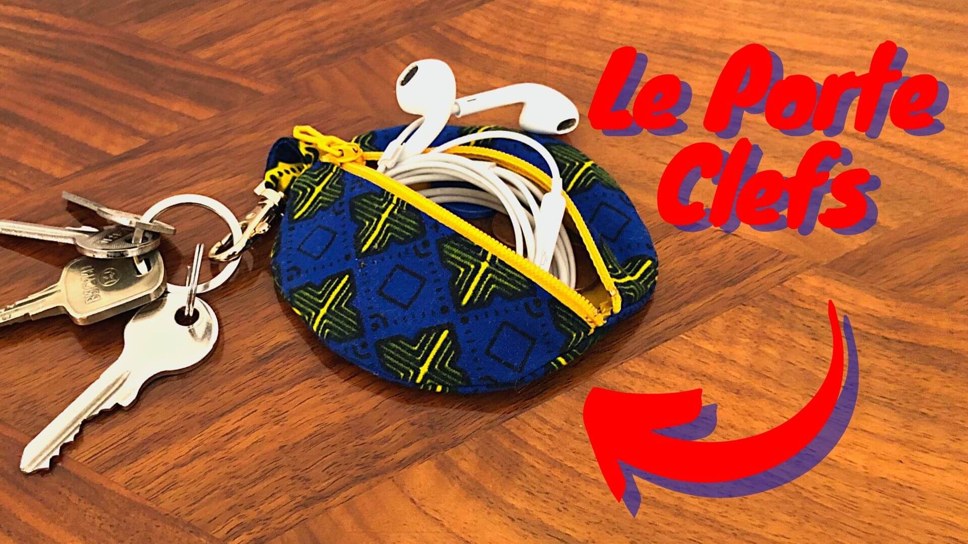 Le Porte Clefs Rond - Couture Enfant