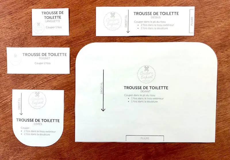 La Trousse de Toilette - Couture Enfant