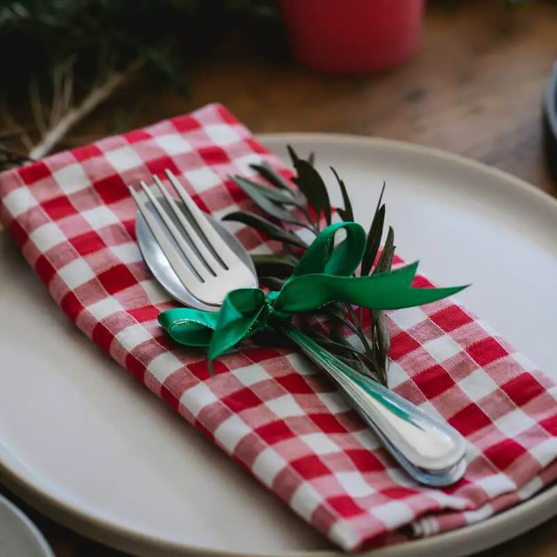 Coudre une serviette de table pour noël - 15 jours pour préparer