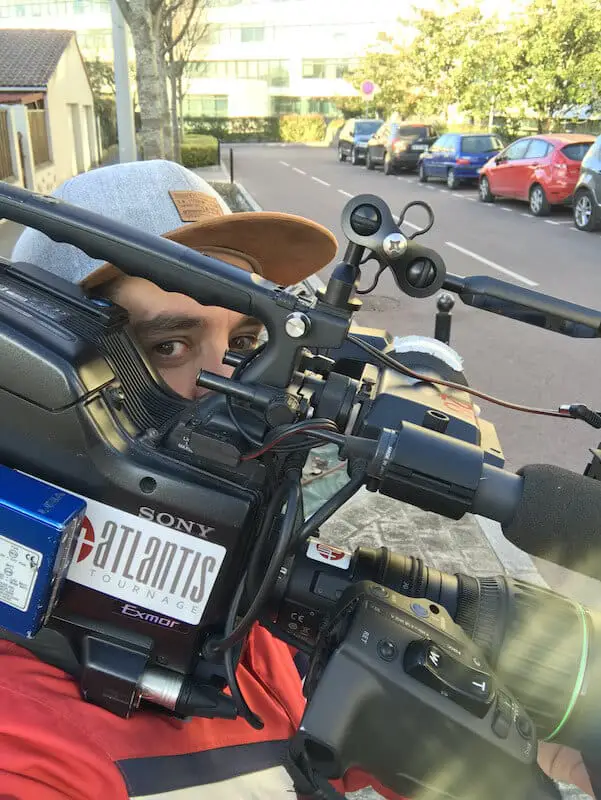 Julien en tournage