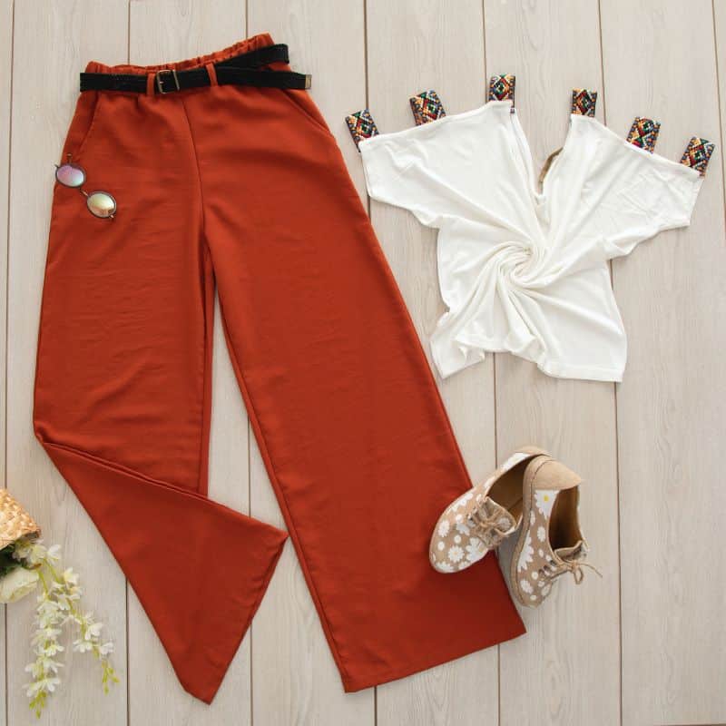 Sew lightweight summer pants to match tops