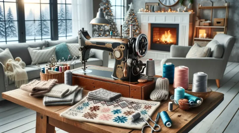 Quels accessoires coudre pour sa maison cet hiver ?