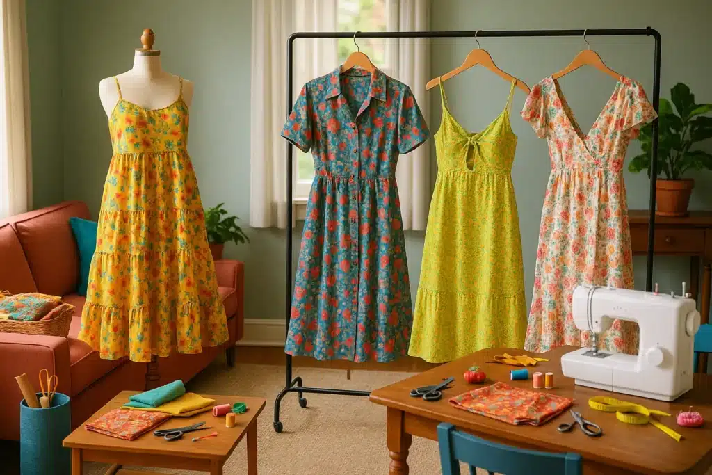 Coudre des Robes Bohême pour l'été