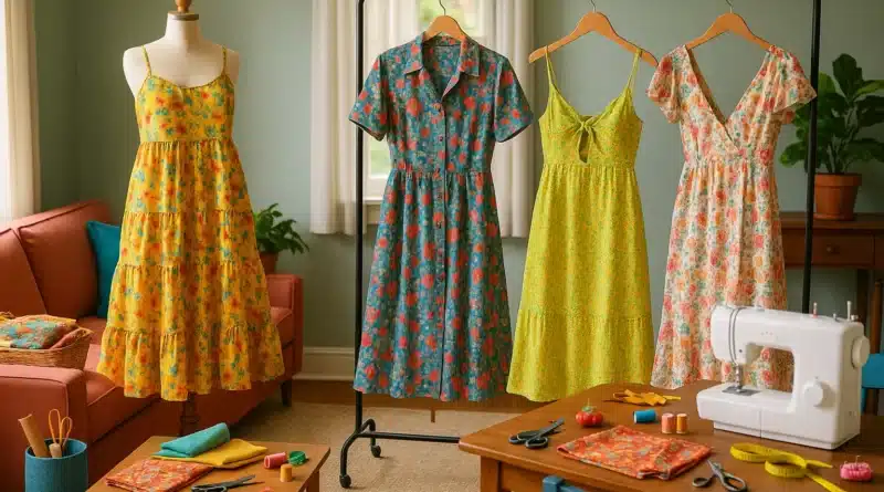 Coudre des Robes Bohême pour l'été