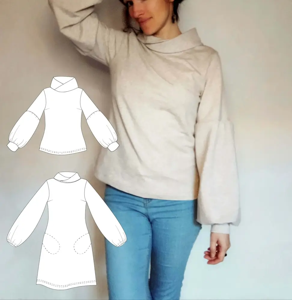 The Comme une Fleur sweater dress