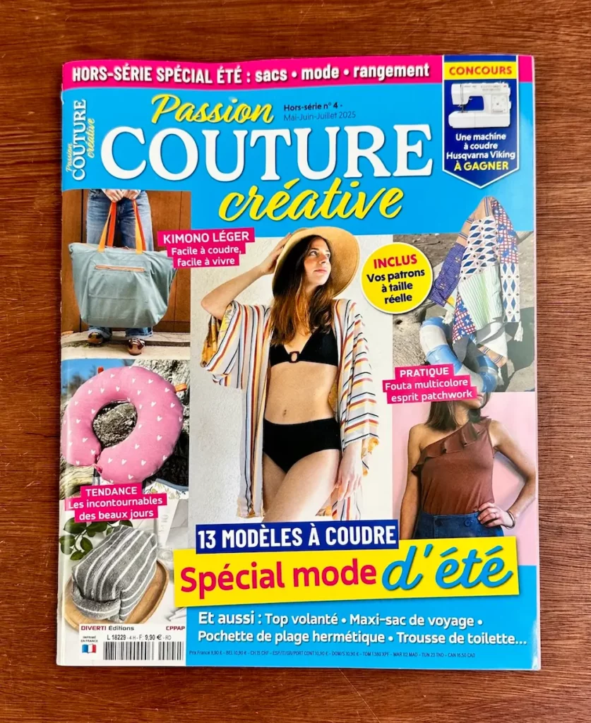 Le magazine Passion Couture Créative du mois de juin 2025