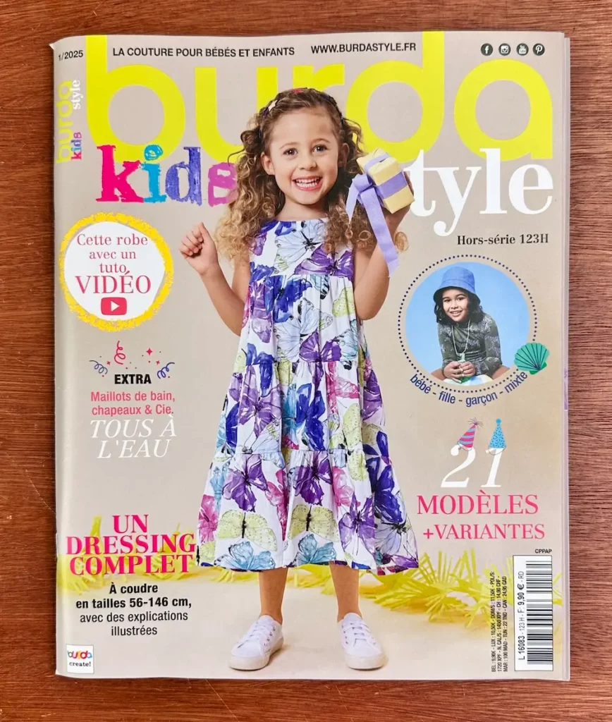 Le magazine Burda Kids du mois de juin 2025