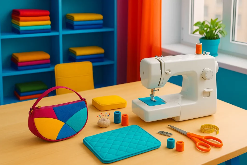 Coudre des accessoires avec ses chutes de tissus !
