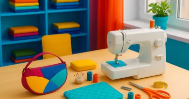 Cose accesorios con retales de tela