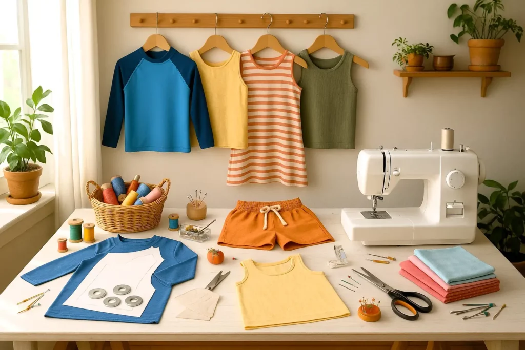 Quels vêtements coudre à un enfant pour l'été ?