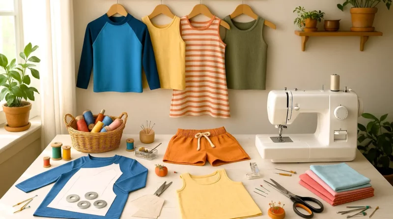 What clothes should a child sew for summer?