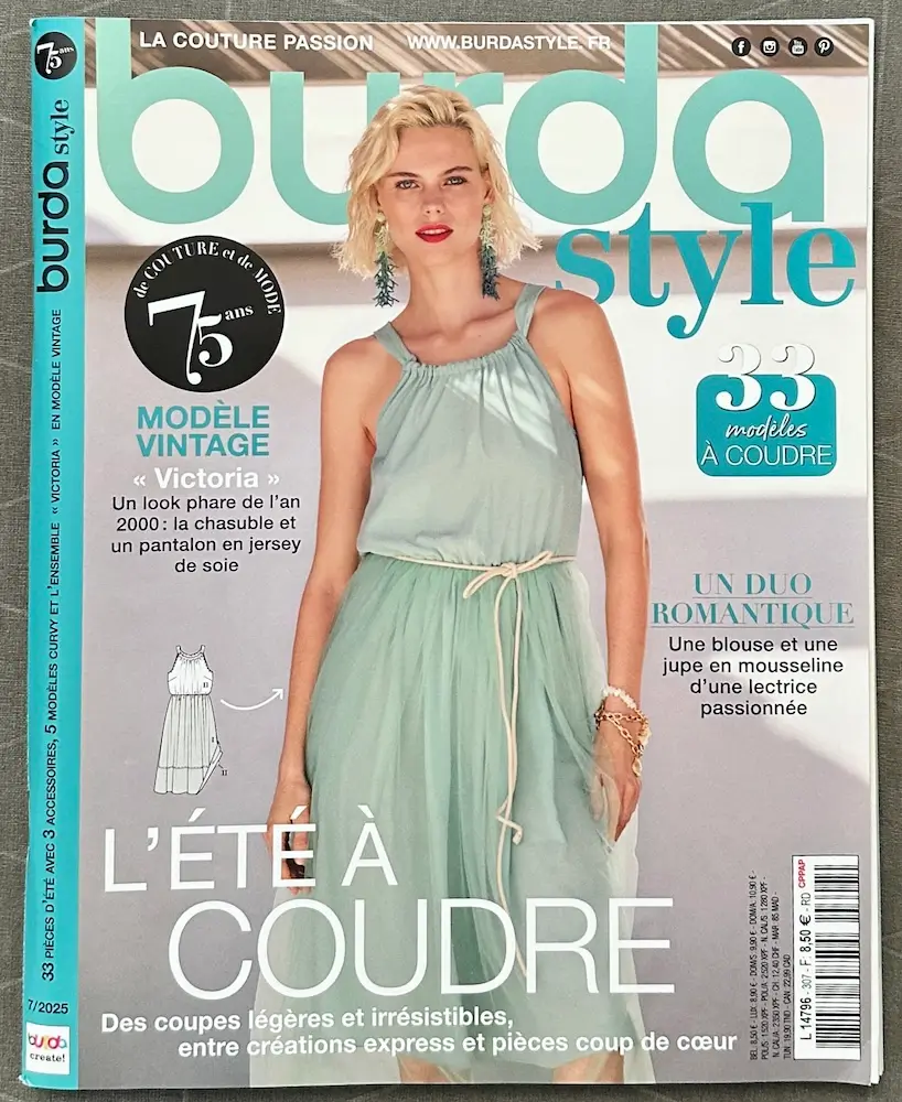 Le magazine Burda Style du mois de Juillet 2025