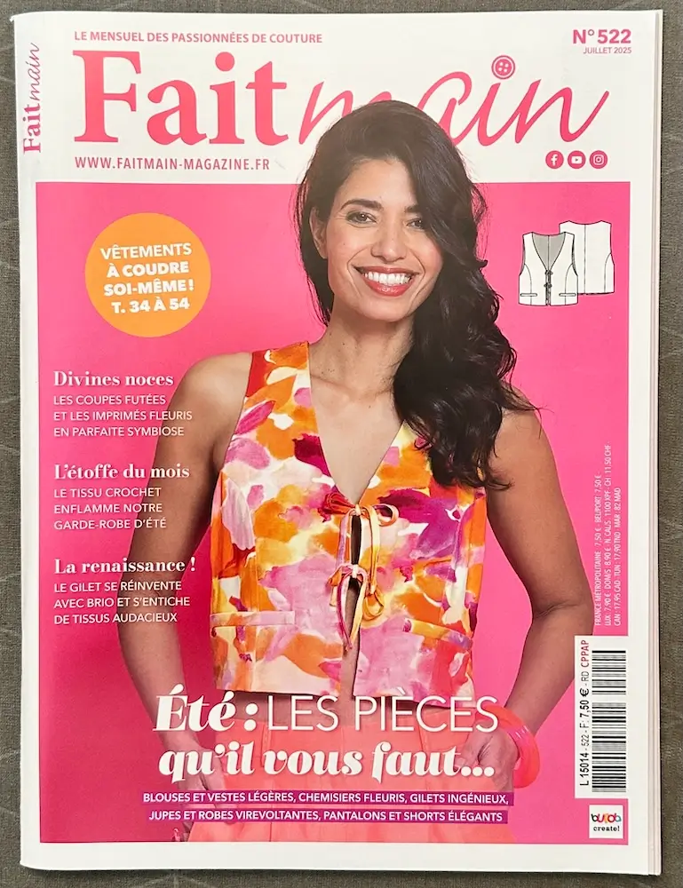 Le magazine Fait Main du mois de juillet 2025