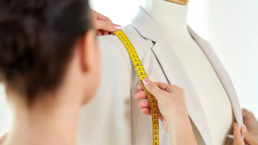 La mesure est un élement essentiel en couture