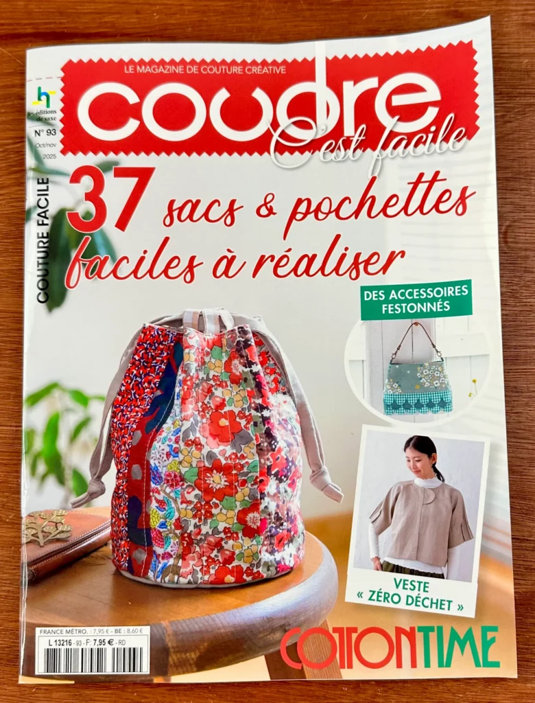 Le Magazine Coudre C'est Facile du mois d'Octobre 2025