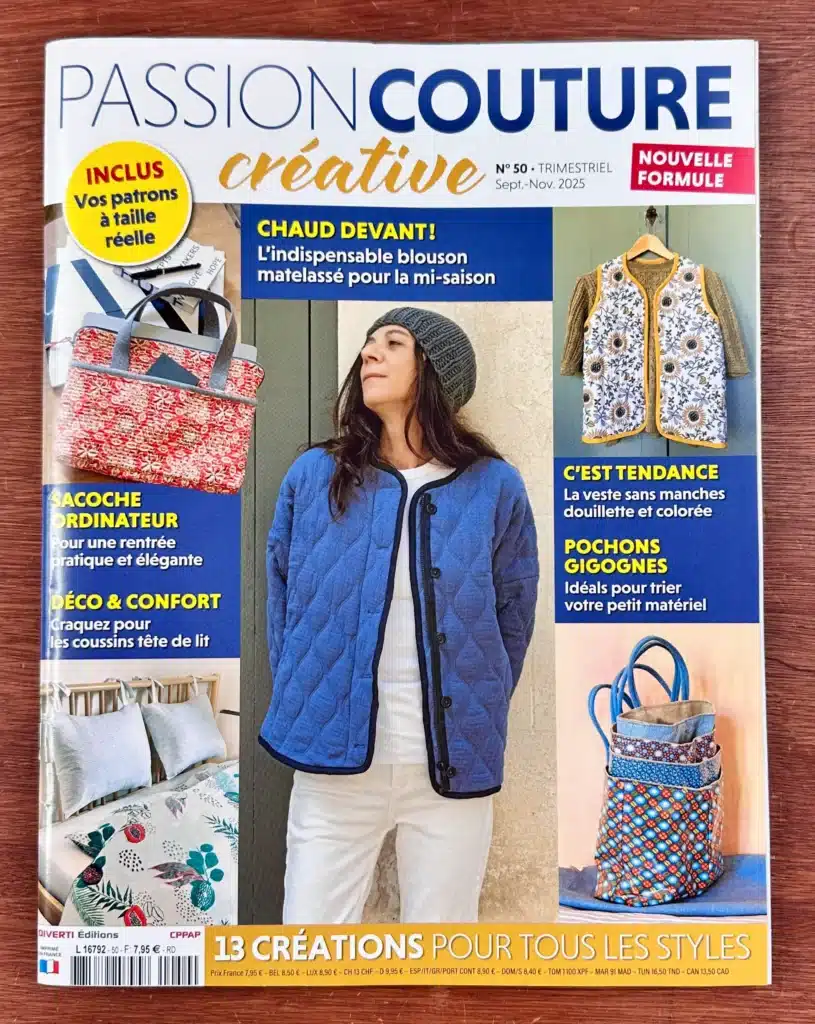 Le Magazine Passion Couture Créative du mois d'Octobre 2025