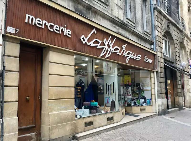 La mercerie Maison Laffargue, à Bordeaux